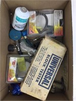 Assorted Gauges, Block Tester, Freon Can