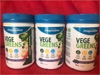 Super Food Powder Veggie Greens, 265g x3