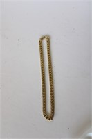 18K Yellow Gold Necklace 16.5" Long