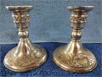 Set of Ornate Candle Holders