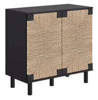 Beacon Natural Seagrass Doors Accent Cabinet w