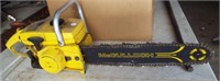 McCulloch Mack 10-10 lightweight gas chainsaw.