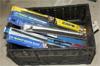 Crate of 10 pairs of new wiper blades