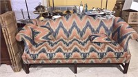 Hickory chair Chinese Chippendale sofa with a