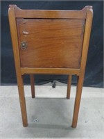 MAHOGANY SINGLE DOOR SMOKERS STAND