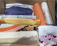 Assorted Linens , Tablerunners, Shams