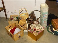 Baskets, Flowers, Storage Containers