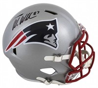 Autographed Wes Welker Patriots Helmet