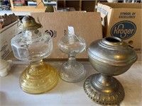 3 Oil Lamps