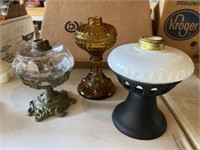 3 Oil Lamps