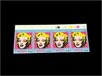 (4) Andy Warhol Marilyn 1967 Stamps