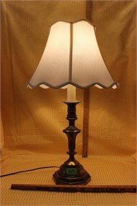 Brass Tri-Light Table  Lamp Bulb not included