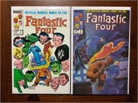 Marvel Comics 2 piece Index to Fantastic Four