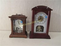 (2) QUARTZ CLOCKS: