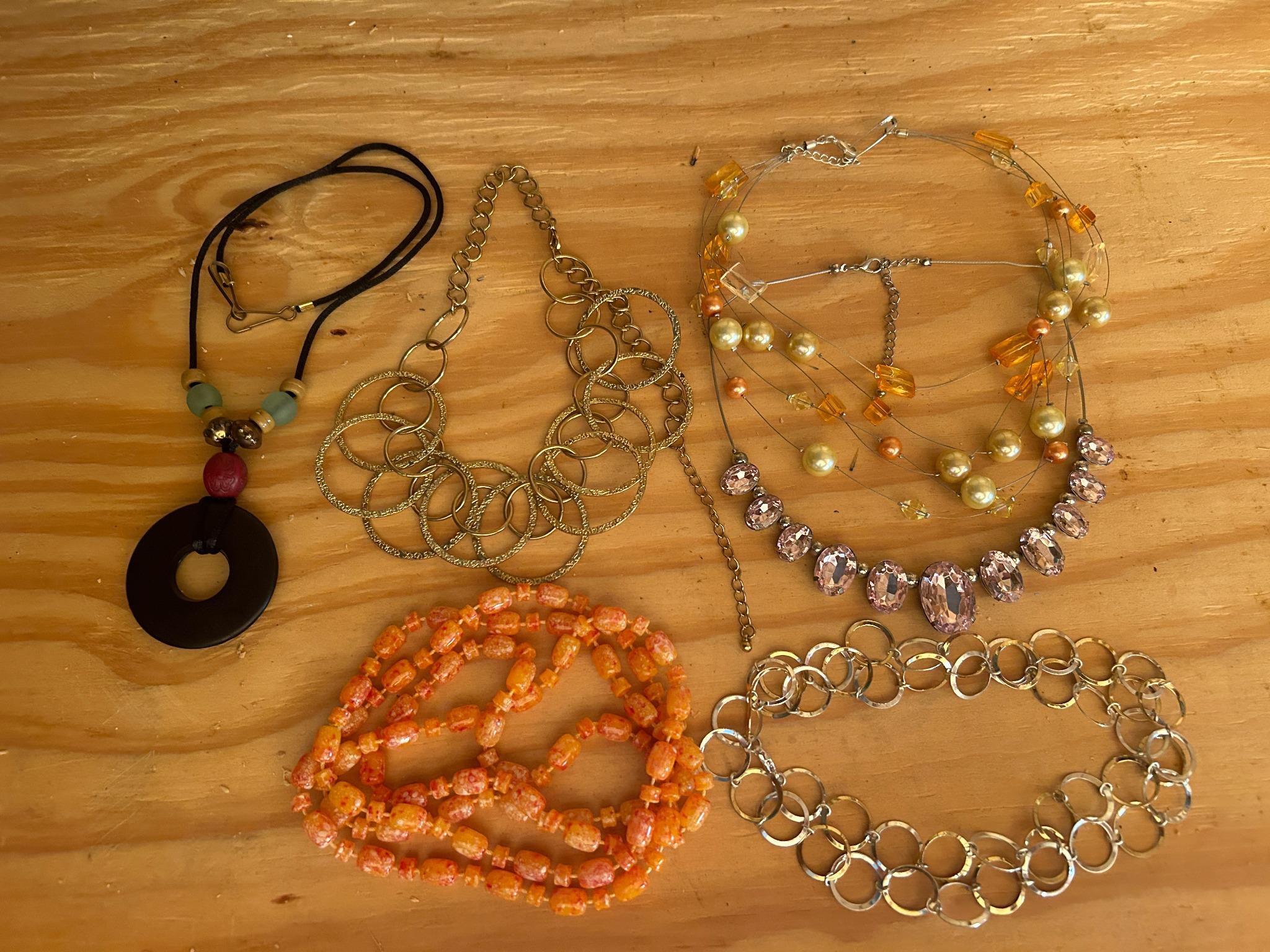 (6) Necklaces - variety styles