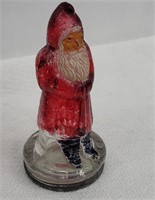 Rare Avor Santa Belsnickel Glass Candy Container