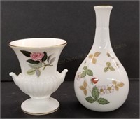 Wedgwood Wild Strawberry Bud Vase & Floral Urn