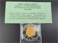 Donald J. Trump Medallion "Keep America Great"
