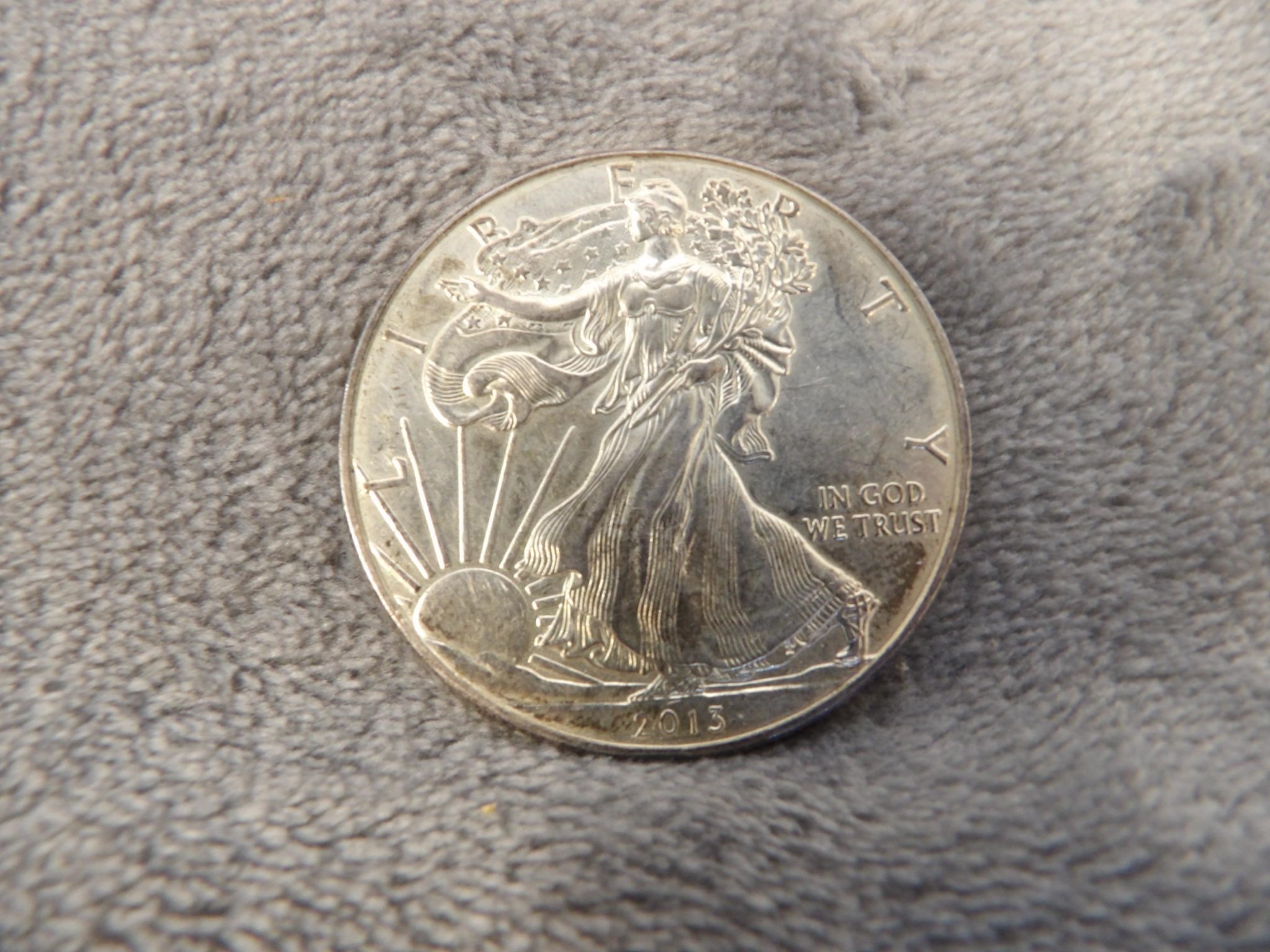 2013 $1 Silver Eagle 1 oz Silver