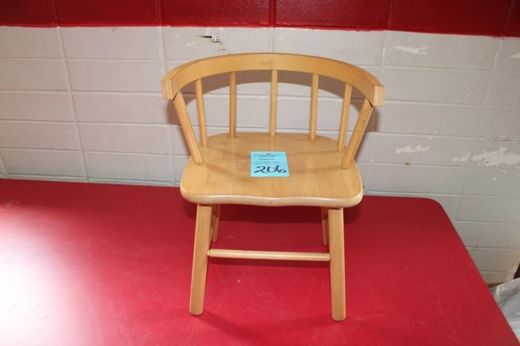 Solid Wooden Child's Chair