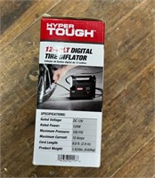 NEW HyperTough digital tire inflator/work light,