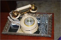 French style rotary phone in Ivory colored case &