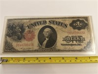 Legal tender one dollar bill, 1917