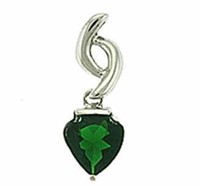 Beautiful Emerald Drop Pendant