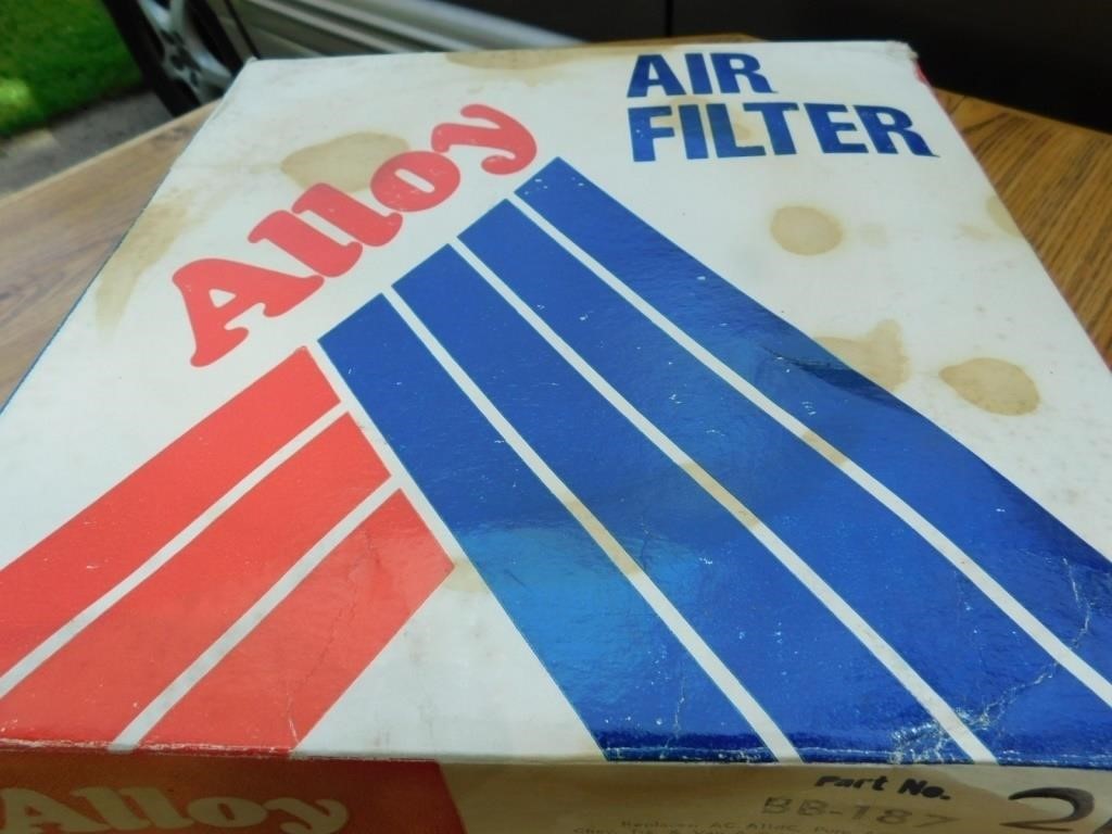 Two Alloy air filters #BB-187 for GM.