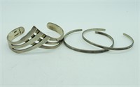 3 Sterling Vintage Bracelets