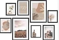 Artbyhannah 8 Pack Modern Gallery Wall Frame Set