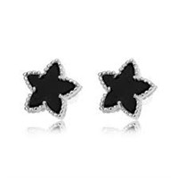 Lot of 50 Pairs of Star Earrings 25 are Black