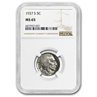 1937-s Buffalo Nickel Ms-65 Ngc