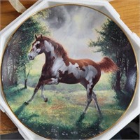 "painted surprise" collector plate w/certificate