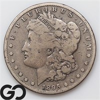 1895-O Morgan Silver Dollar, VG Bid: 260