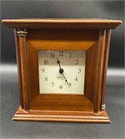Westclox Wood Mantle Picture Frame Clock