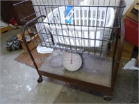 Laundry cart w/scale