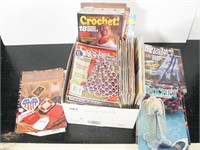 Box Full Of Crochet Magazines