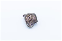 Sterling silver filigree ring, size 5.75