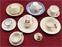 Group of Miniature Doll/Childs Cup & Saucer Sets