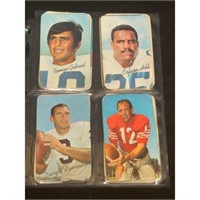 (16) 1970 Topps Super Football Cards
