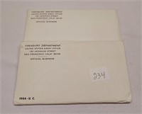 (2) 1964 Mint Sets