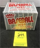 1989 Fleer Sealed Box Cards