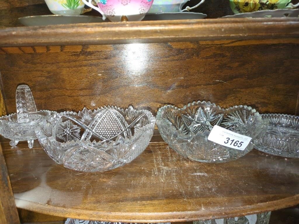 Leaded Crystal 8" Bowls Basket, Bowl & more