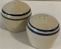 Vintage pottery salt and pepper shakers