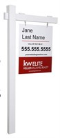 Vinyl Pvc Real Estate Sign Post 6ft. Tall