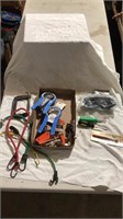Welding goggles, screw drivers, bungee cords, 3LB