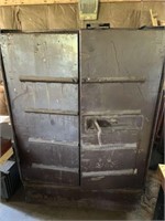 Heavy duty double wall metal cabinet