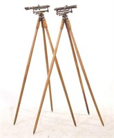 Two Antique Keuffel & Esser Transits with tripods