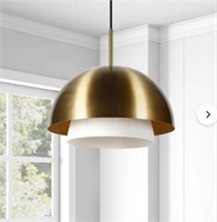 Atchley 1 - Light Single Dome Pendant (Brass)